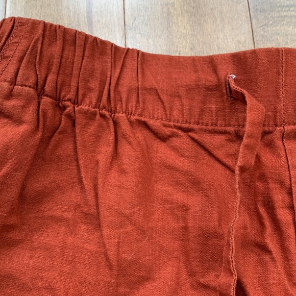 Orange Summer Flowy UniQlo Shorts - Picture 2 of 6